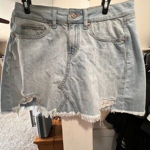 Rewash Jean Mini Skirt
